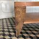 Table basse en bois et métal