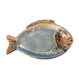 Plat de service poisson céramique