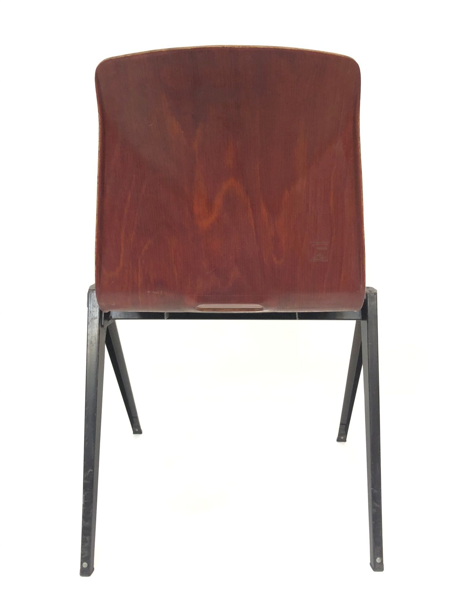 Vintage set of four Galvanitas S22 school chairs in the Netherlands