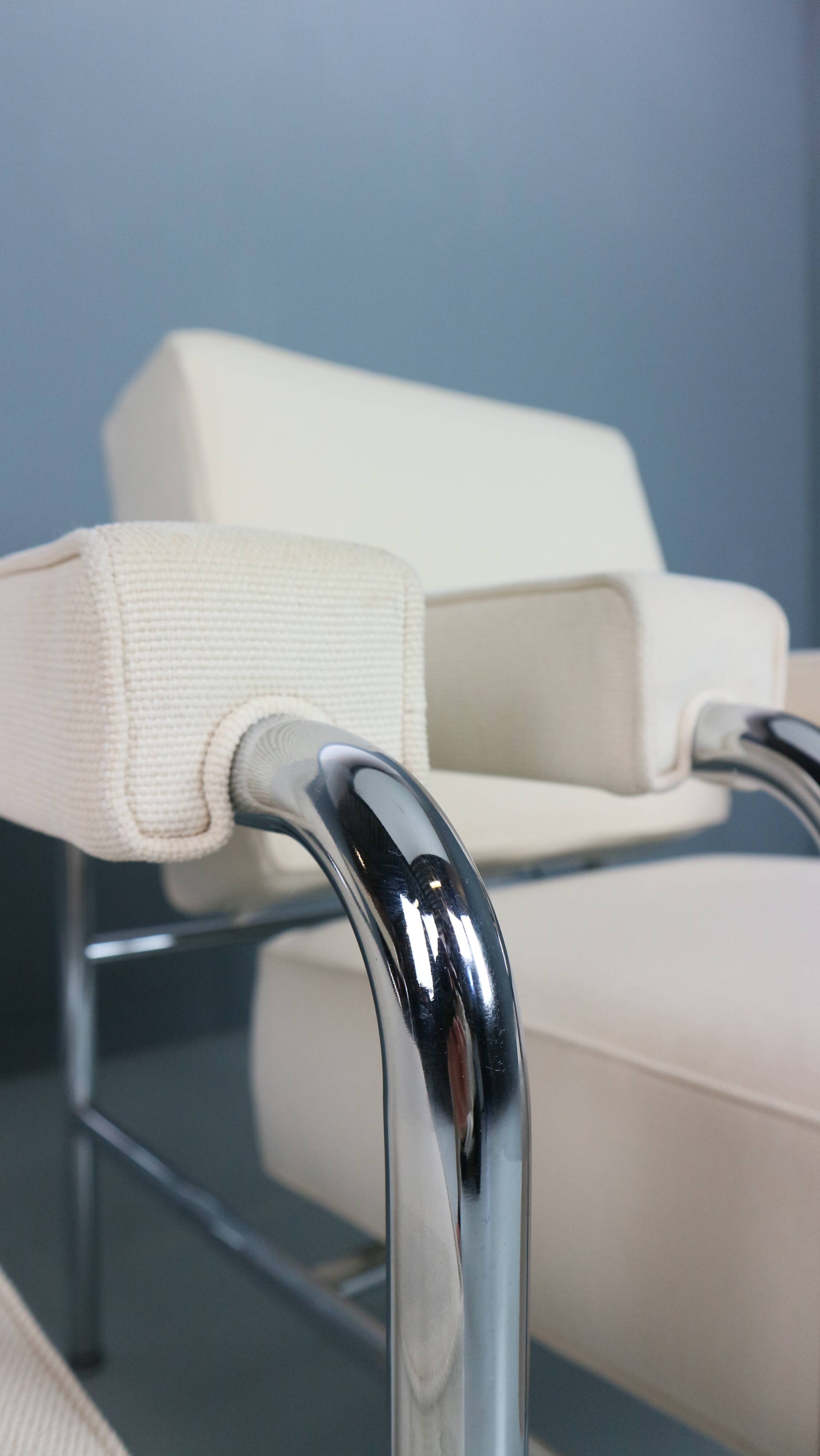 2x Fauteuil Wagon Fumoir LC 13 Le Corbusier, 1931