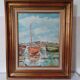 Marine oil painting