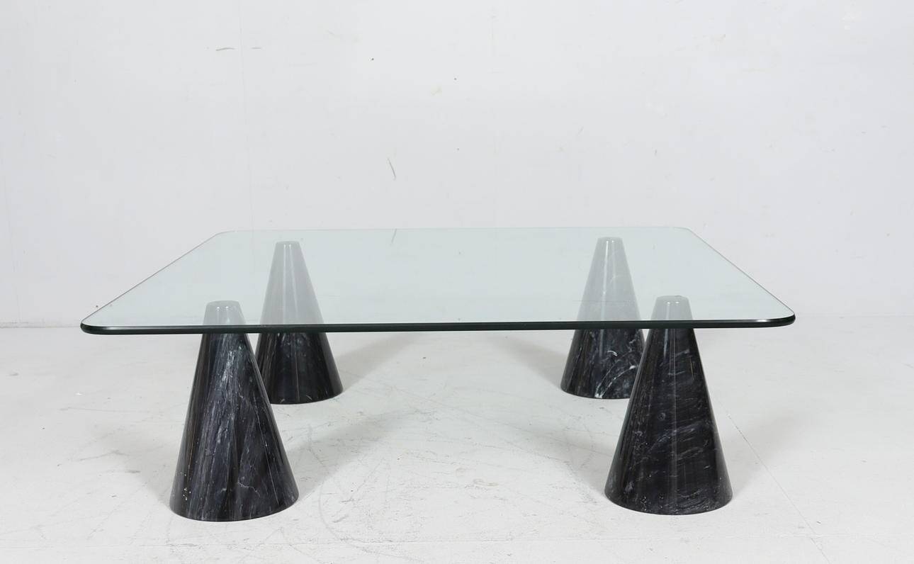 Massimo/Lella Vignelli. In the style of. Coffee table, marble, Italy, 1980s.