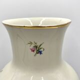 Porcelain flower vase with Digitalis purpurea L.