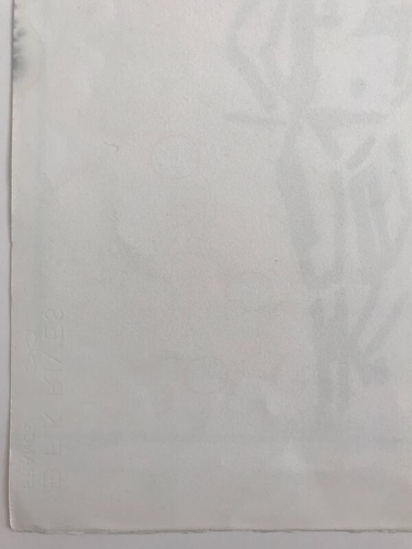 Pierre buraglio, station debout, 1996. lithographie signée au crayon
