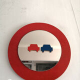 Mirror traffic sign Creation Jolard design 70s