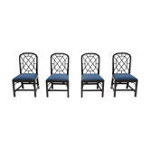 4 chaises chinoises Chippendale