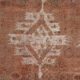 Vintage persian overdyed carpet hamdade oriental rust wool area rug- 295x360cm