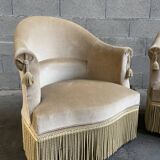 Pair of toad armchair