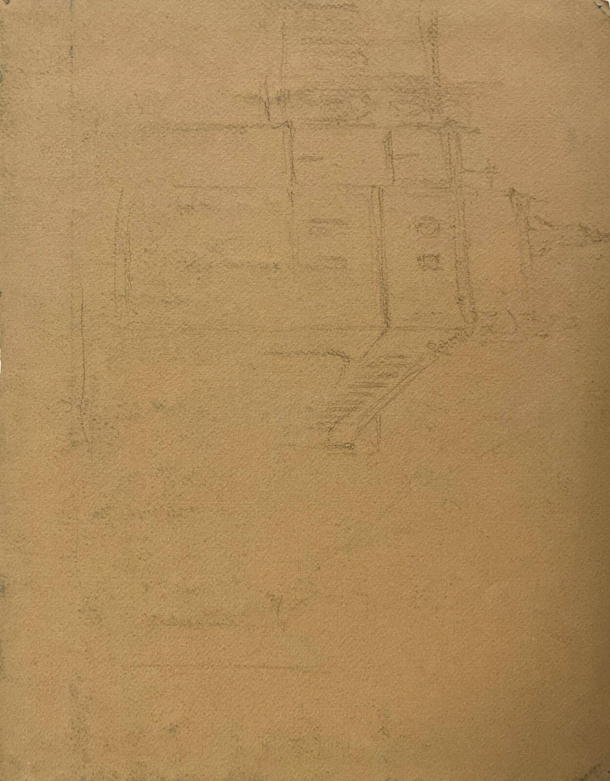 Tableau study Pastel Ed. Pannetier (1884-1965) Venice