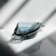Italian Vide Poche Murano 1970s Grey Blue
