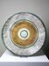 Large ceramic art bowl from the 50s-60s, vintage wall decoration or fruit bowl.