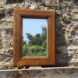 Old mirror wooden frame 33x42cm