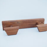 Door coat wooden with 2 balls