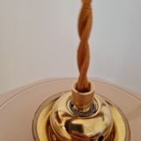 Pastel pink opaline pendant lamp