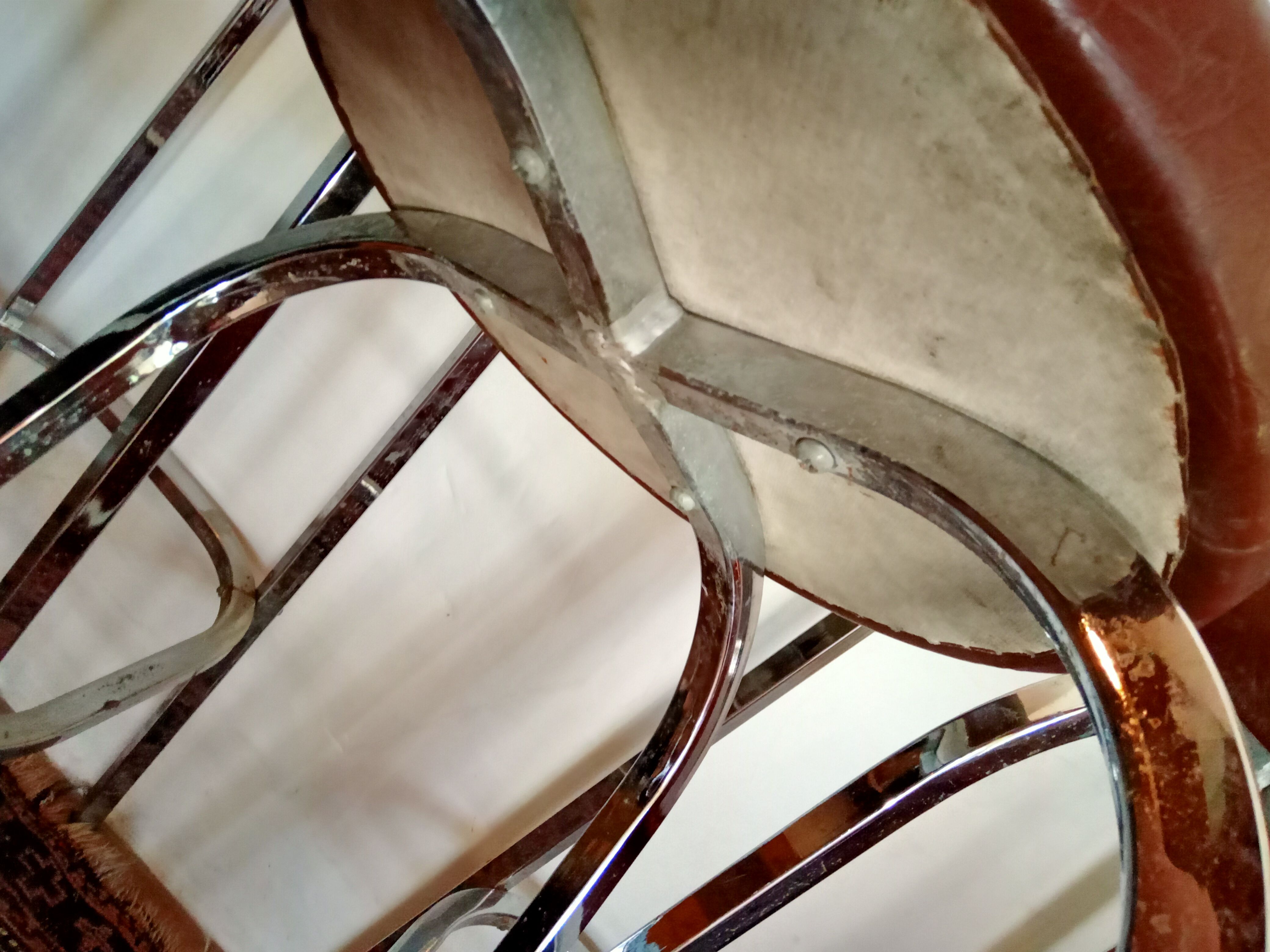 Set of three vintage bar stools