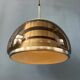 Suspension Space Age mid-century in smoked glass