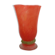 Large glass paste vase France 1960s