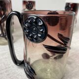 Murano glass glasses and carafe