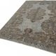 Overdyed Wool Vintage Handmade Carved Rug 172 cm x 273 cm