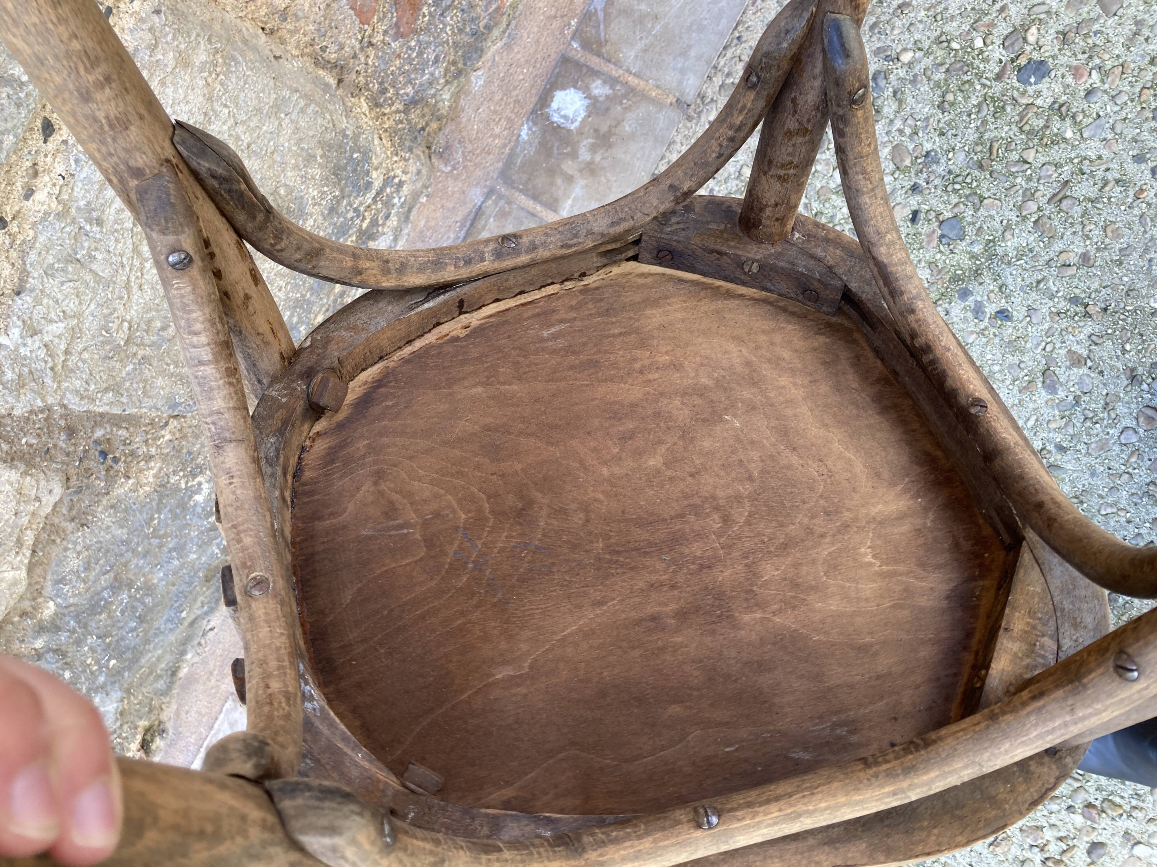 Wooden bistro chair