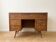 Bureau vintage scandinave en bois ciré 7 tiroirs