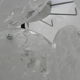Frosted ice hanging lamp with 18 plastic discs