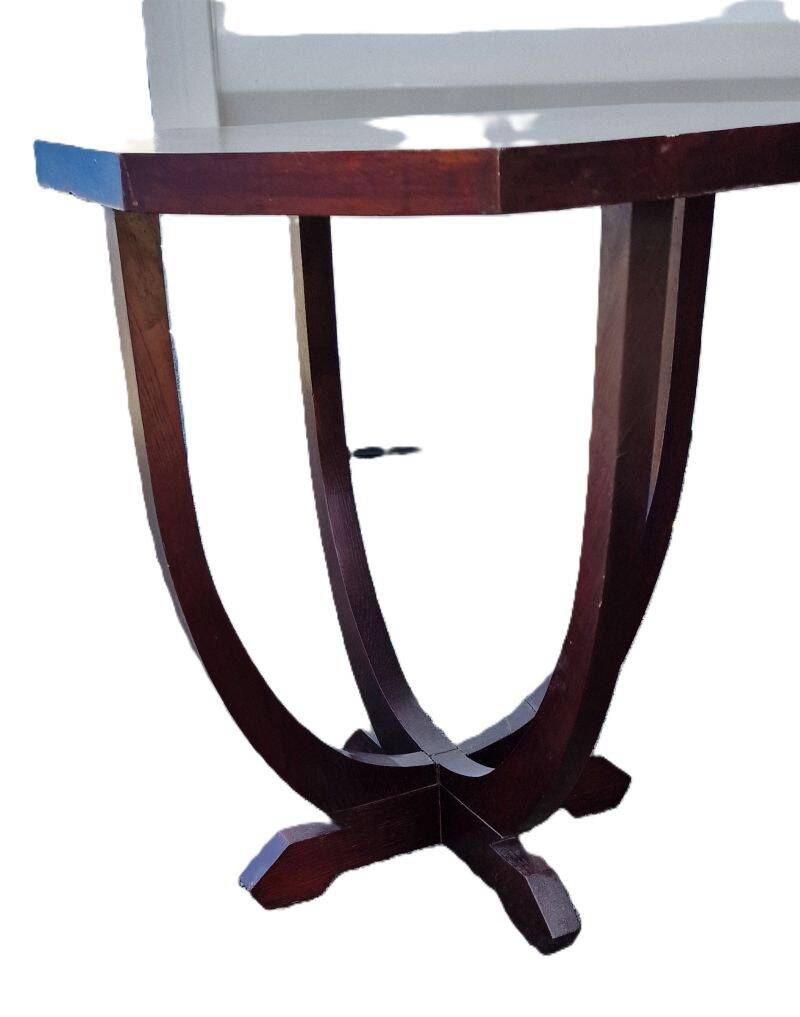 Small Octagonal Art Deco Pedestal Table