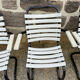 Garden armchairs
