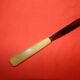 Set of 12 table knives and 12 cheese knives in bone and stainless steel.