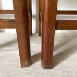 Wooden and skai stools from the 60s