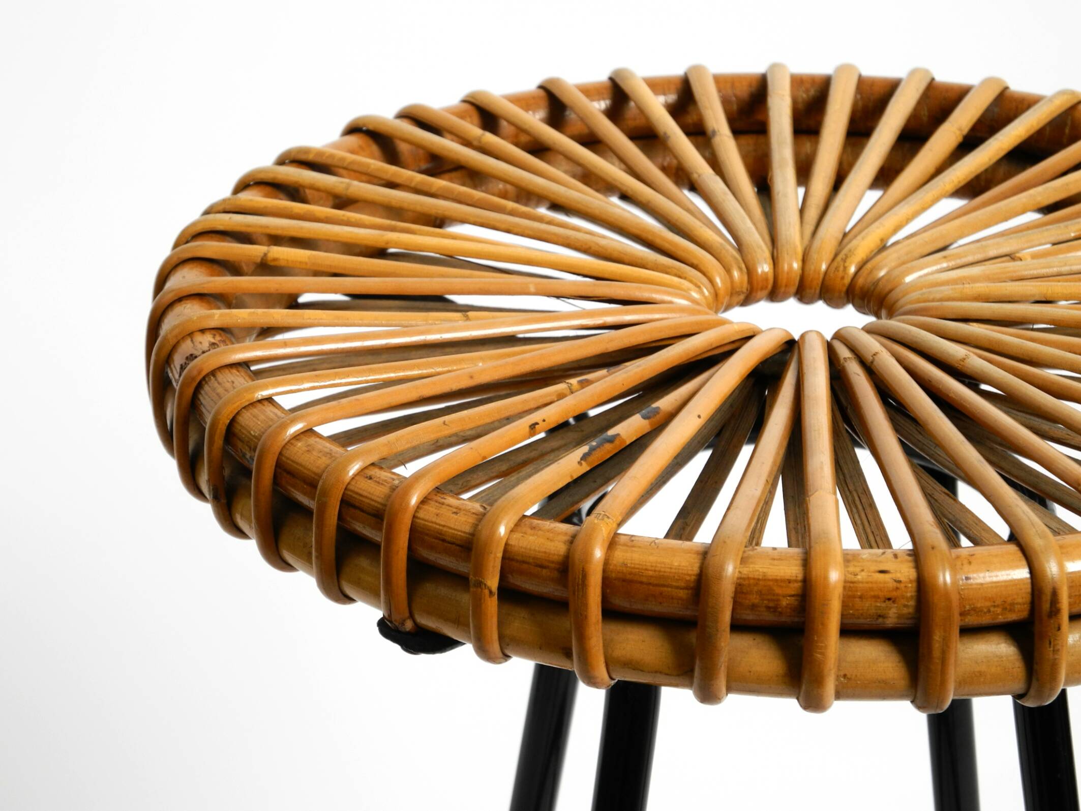 1960s bamboo bar stool by dirk van sliedregt for rohé noordwolde netherland