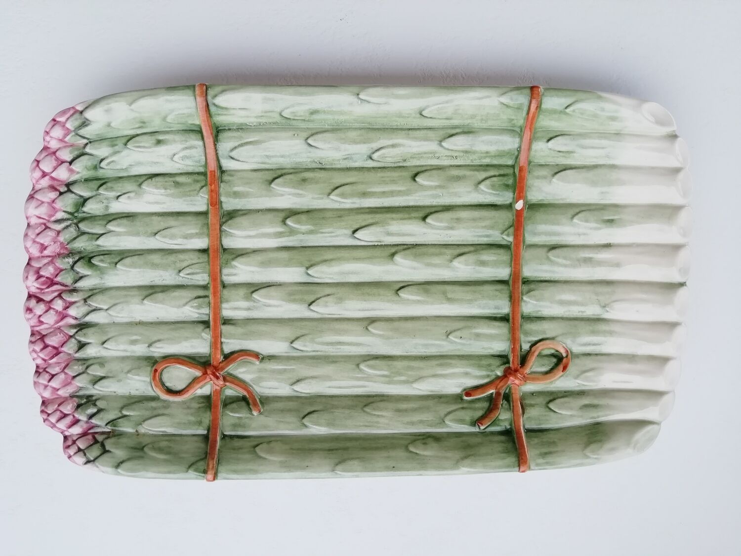 Asparagus dish in slurry