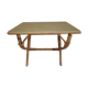 Rattan side table