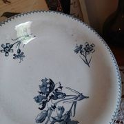 Old iron earth fruit bowl Sarreguemines