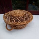 Basket with openwork lid