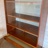 Glass library in Scandinavian style