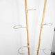 Indoor rotating plant holder 1960 bamboo and brass
