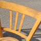 Series of 6 old vintage bistro chairs - 1950s