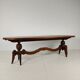 1920s Belgian Art Deco oak parquetry dining table