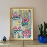 Water Lily, impressionist painting, 2024