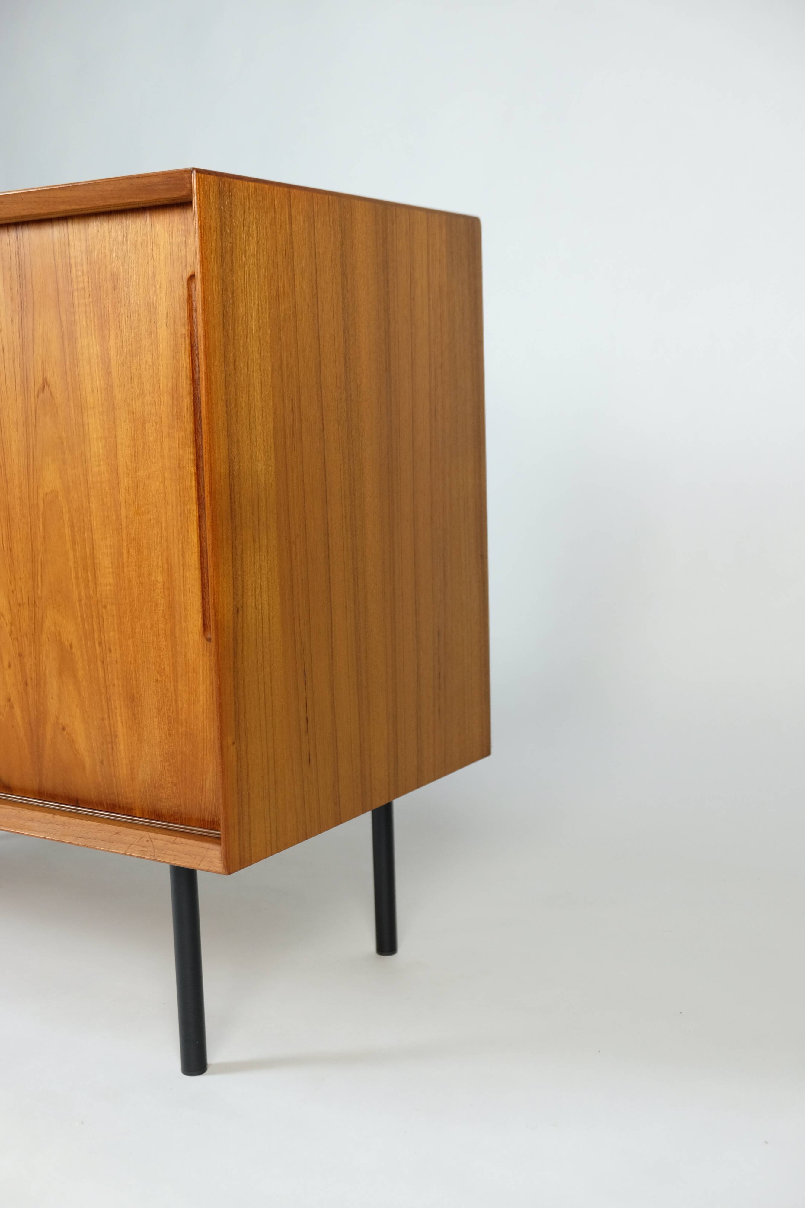 Vintage Danish Design Teak Kommode Sideboard by Christian Linneberg 1960s  Mid-Century