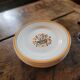 6 Montereau earthenware dessert plates - Floral decoration, circa 1950