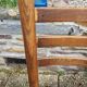 Ensemble de 6 chaises en bois paillées
