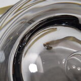 Ice bucket, ice cubes and its vintage pliers