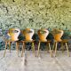 Set of 4 Baumann bistro chairs, Ant model