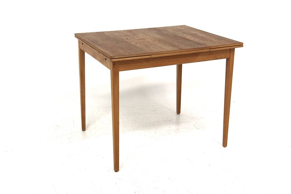 Teak "wallet" dining table, Sweden, 1960s