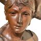 Bronze sculpture entitled “La Brunetta”
