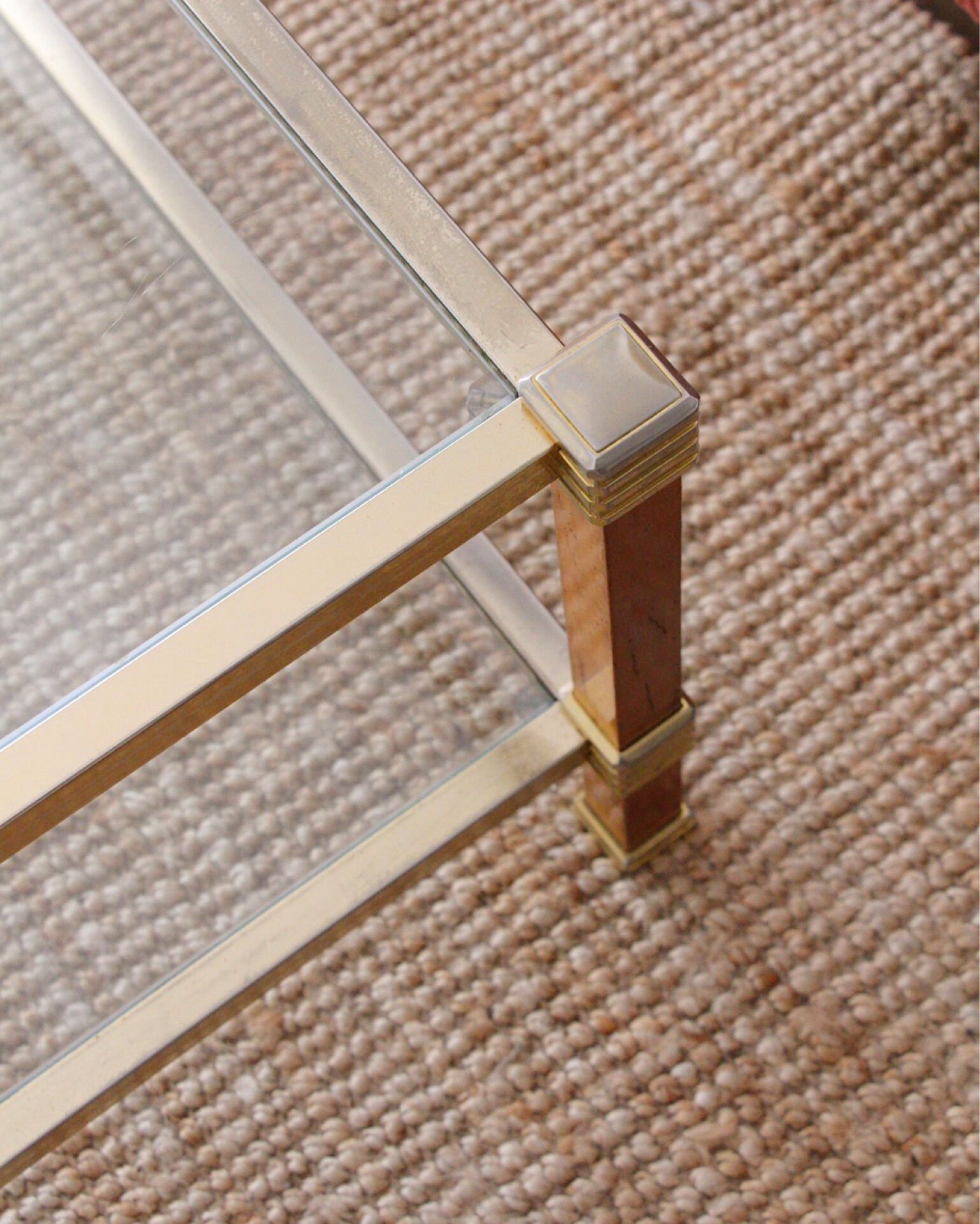 1970s double-top coffee table