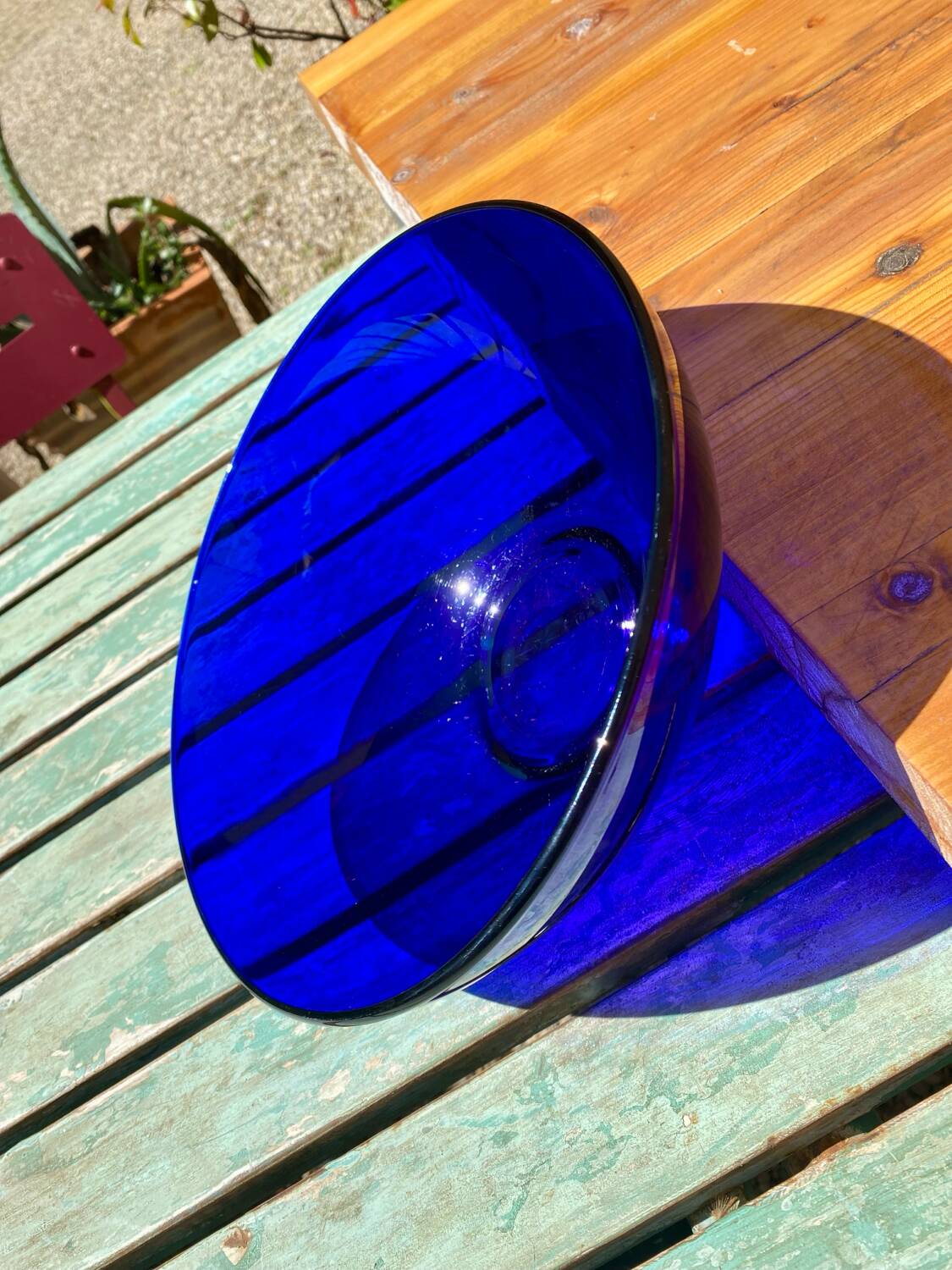 Klein blue salad bowl