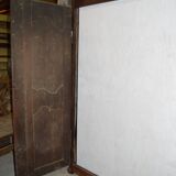 Oak closet façade